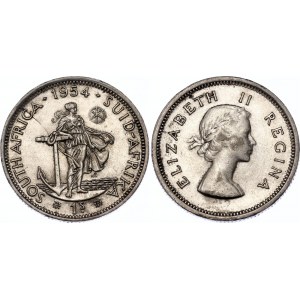 South Africa 1 Shilling 1954