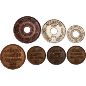 Palestine Lot of 8 Coins 1927 - 1944