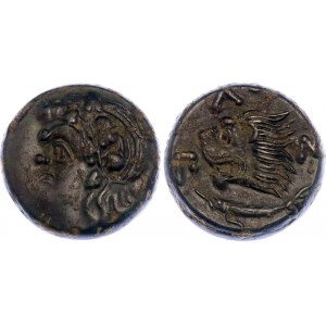 Ancient Greece Pantikapaion Tetrahalk 310 - 304 BC (ND) Pan/Lion