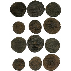 Ancient World Umayyad Lot of 6 Coins 700 -730 AD