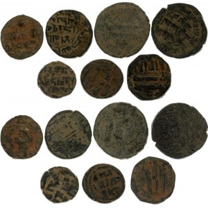 Ancient World Umayyad Lot of 7 Coins 700 -730 AD