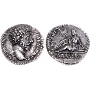 Roman Empire Marcus Aurelius Denarius 163 - 164 AD Armenia