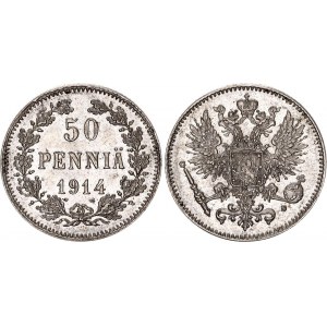 Russia - Finland 50 Pennia 1914 S