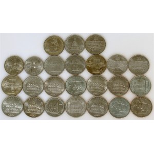 Russia - USSR Lot of 24 Coins 1988 - 1991