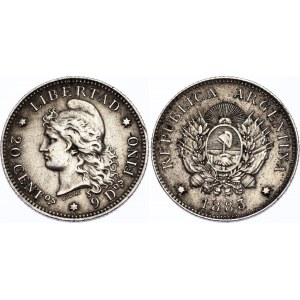 Argentina 20 Centavos 1883