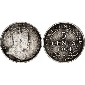 Canada Newfoundland 5 Cents 1904