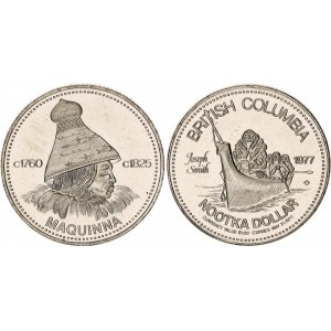 Canada Trade Token British Colombia 1 Dollar 1977
