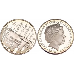 East Caribbean States 5 Dollars 2012