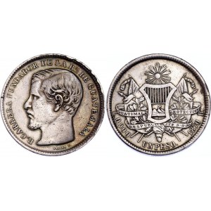 Guatemala 1 Peso 1870 R