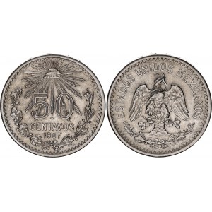 Mexico 50 Centavos 1907 M