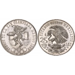 Mexico 25 Pesos 1968 Mo