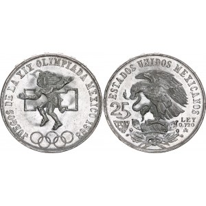 Mexico 25 Pesos 1968 Mo