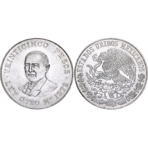 Mexico 25 Pesos 1972 Mo