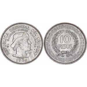 Uruguay 10 Pesos 1961