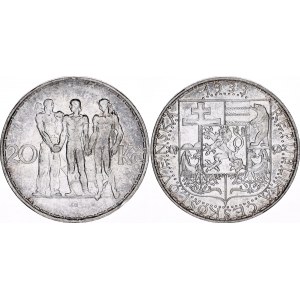 Czechoslovakia 20 Korun 1933