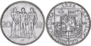 Czechoslovakia 20 Korun 1934