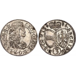 Austria 3 Kreuzer 1684