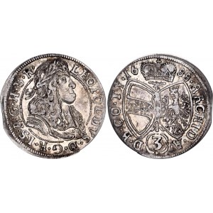 Austria 3 Kreuzer 1688