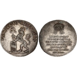 Austria Silver Token Coronation of Hungarian King in Bratislava 1790