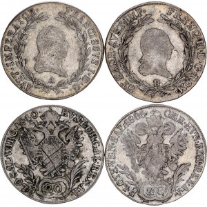 Austria 2 x 20 Kreuzer 1805 -1810