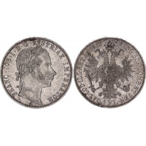 Austria 1 Florin 1861 A