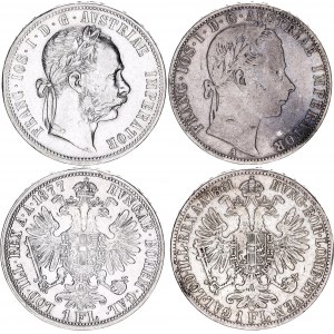 Austria 2 x 1 Florin 1861 - 1877