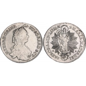 Hungary 1/2 Taler 1756 KB