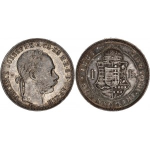 Hungary 1 Forint 1887 KB