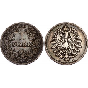 Germany - Empire 1 Mark 1878 E
