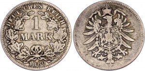 Germany - Empire 1 Mark 1880 G