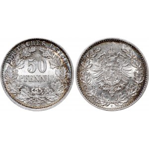 Germany - Empire 50 Pfennig 1877 C