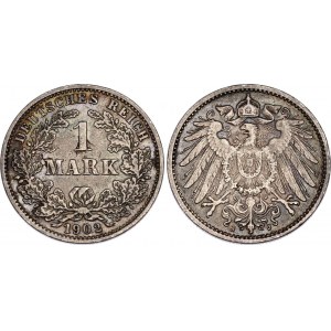 Germany - Empire 1 Mark 1902 J