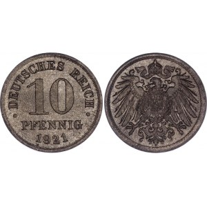 Germany - Empire 10 Pfennig 1921