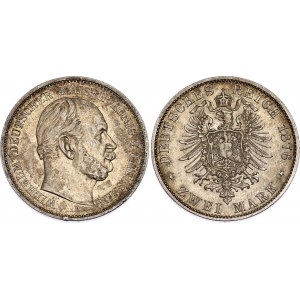 Germany - Empire Prussia 2 Mark 1876 B