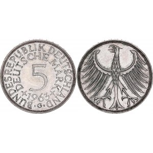 Germany - FRG 5 Deutsche Mark 1963 G