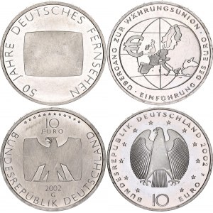 Germany - FRG 2 x 10 Euro 2002 F & G