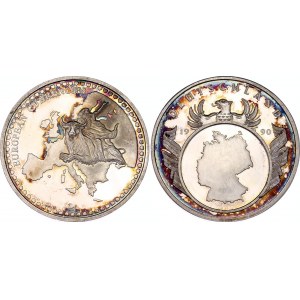 Germany - FRG Souvenir Medal European Currencies 1990
