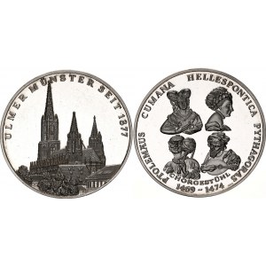 Germany - FRG Silver Medal Ulmer Munster Seit 1337 20th Century (ND)