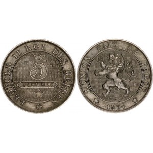 Belgium 5 Centimes 1894