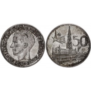 Belgium 50 Francs 1958