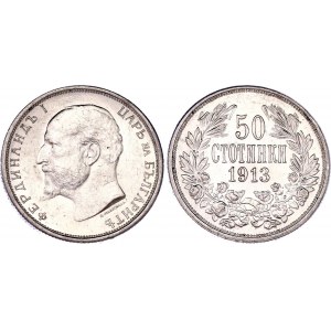 Bulgaria 50 Stotinki 1913