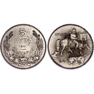 Bulgaria 5 Leva 1941