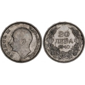Bulgaria 20 Leva 1940 A
