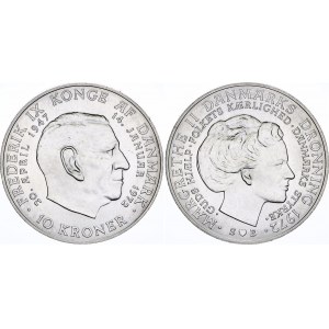 Denmark 10 Kroner 1972 SB