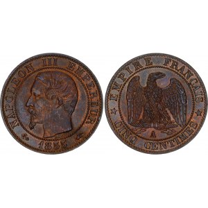 France 5 Centimes 1855 A