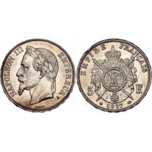 France 5 Francs 1867 A