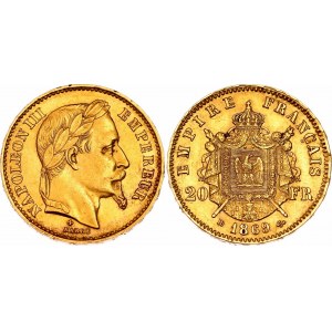 France 20 Francs 1869 BB