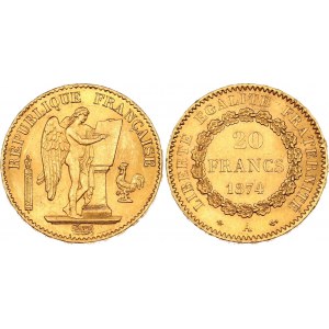 France 20 Francs 1874 A