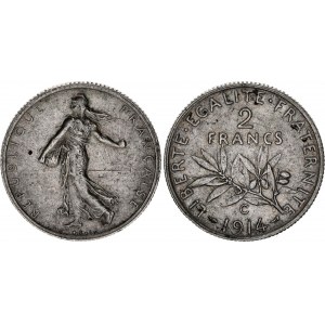 France 2 Francs 1914 C