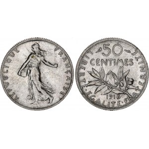 France 50 Centimes 1918